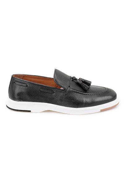 Desa Pantofi casual din piele pentru bărbați Dania Black