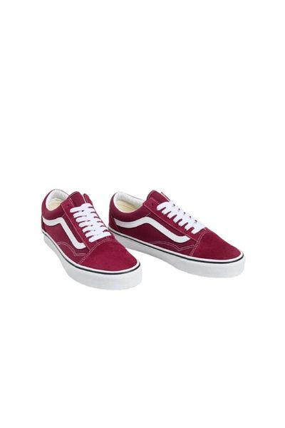 Vans Old Skool Vn000Cr5Zcf1 Unisex Burgundy Casual Sneaker Shoes