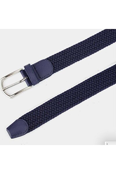 PUFO Curea elastică marinarească pentru bărbați 120-130 x 3,5 cm, reglabilă, bleumarin