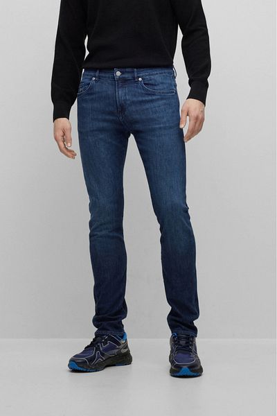 Hugo Boss Blugi barbati Hugo Boss Delaware 50496188 Albastru W36-L32 US