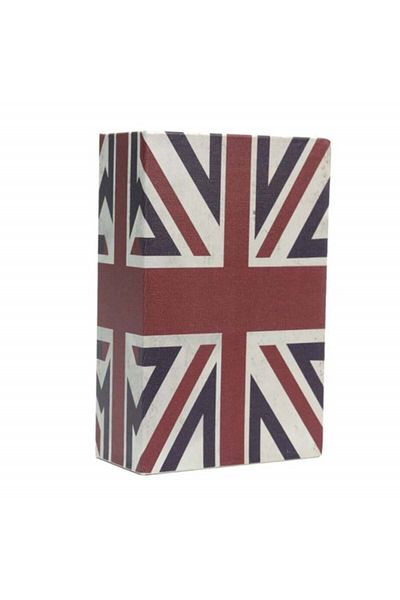 PUFO Secret book-type safe with key lock, British, 18 x 12 cm