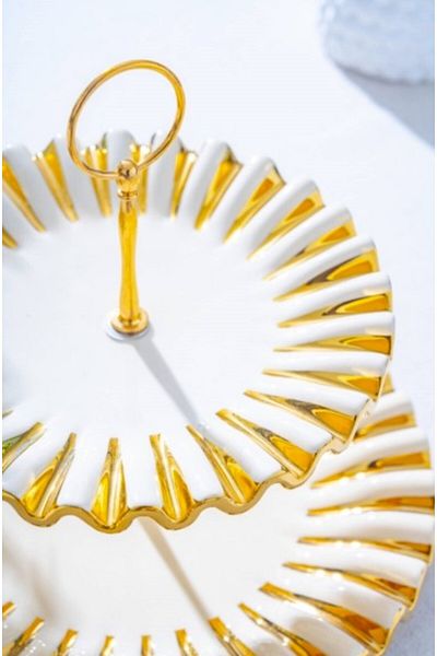 ACAR 7492 Alba Two Tier Presentation Plate