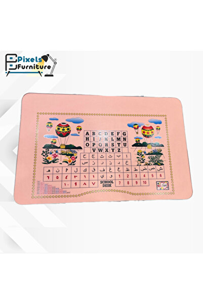 PixelsFurniture Pixel Furniture Kids Study Desk and Chair Set, Multifunctional Ergonomic Student Table, Foldable