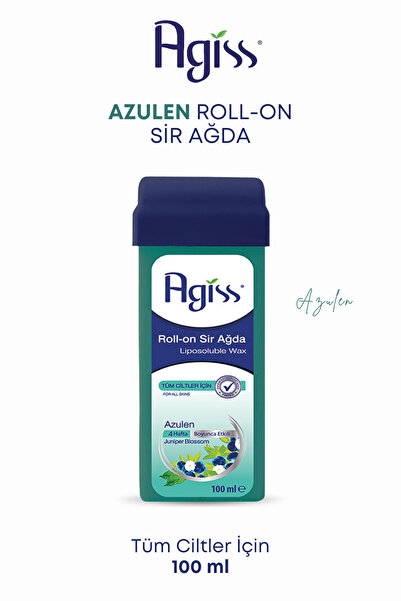AGISS Roll-On Ağda Isıtıcı Seti + 5’li Roll-On Sir Ağda + Ağda Bezi (10 mt) + Ağda Temizleme Yağı