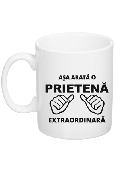 OEM Εξατομικευμένη λευκή κούπα "Έτσι μοιάζει ένας εξαιρετικός φίλος", INOVATI...