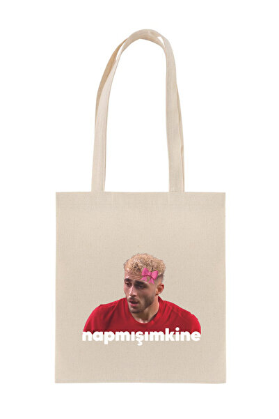 Namgo Barış Alper Yılmaz Napmışımkine Baskılı Bez Çanta