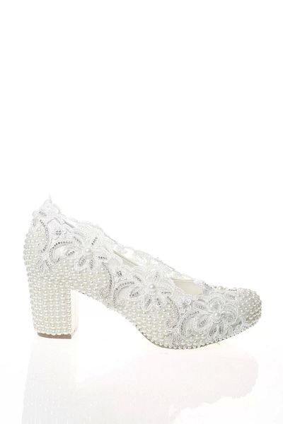 PayBuy Moda femei șic perle piatră brodate pantofi de mireasă tocuri nunta logodna seară rochie pantofi
