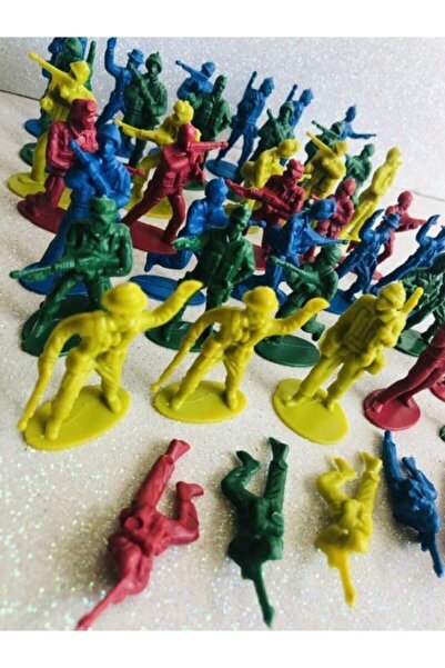 Mia Toplam 44 Parça Komando Asker Oyuncak Seti Plastik Asker Oyuncaklar