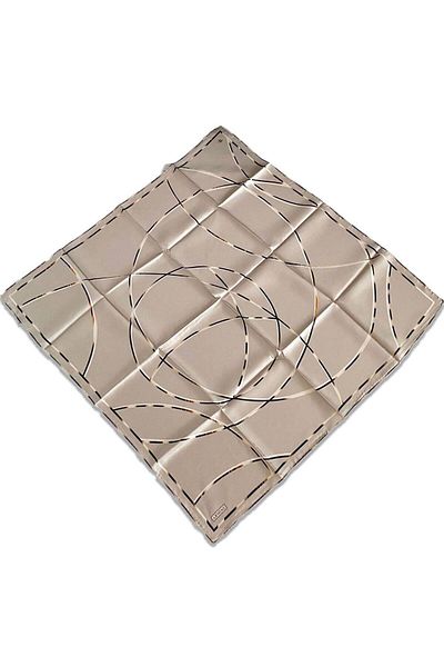 Armine Μεταξωτό κασκόλ 2024 Καλοκαίρι - 9176-53 Light Mink Twill