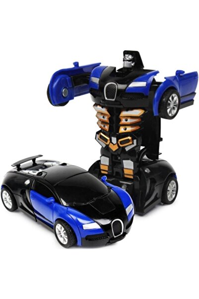 Mia Kendiliğinden Robota Dönüşebülen Bugatti Araç Oyuncak Figür Transformens