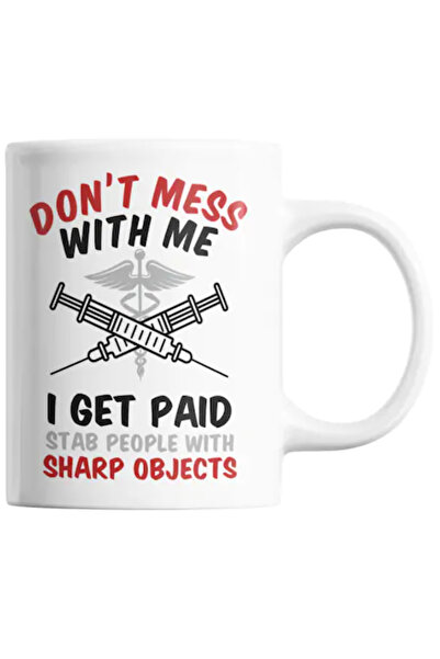 OEM Εξατομικευμένη λευκή κούπα "Μην τα βάζεις μαζί μου, πληρώνομαι για να μαχ...