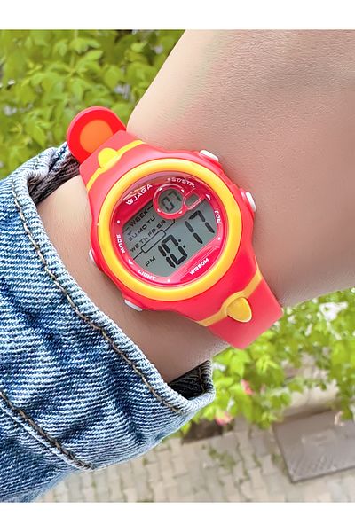 Jaga 10 Atm Waterproof Silicone Cord Children's Wristwatch (Suitable for Use in the Sea and Pool)
