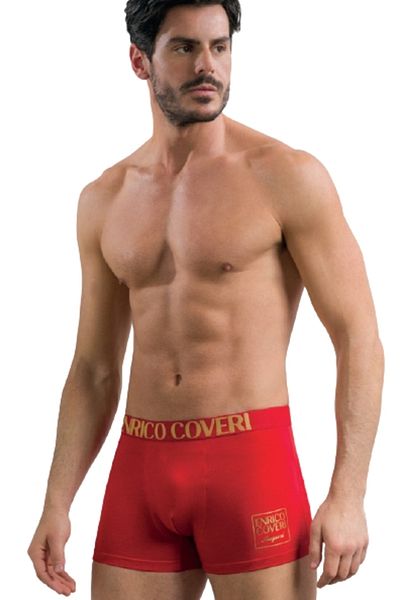 Enrico Coveri Enrico Coveri Men's Boxers, Red L-XL INTL