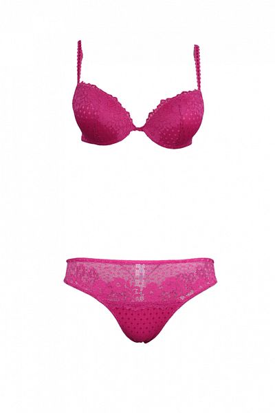 Infiore Set sutien si chiloti Eden Infiore, Fucsia 4-L Standard / 80 EU