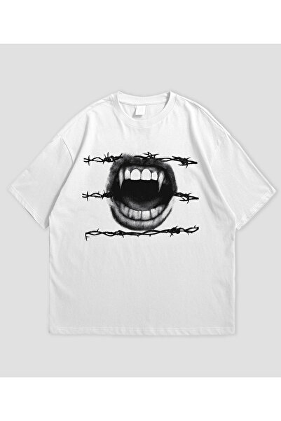 SVART WEAR M O U T H Tricou oversize unisex