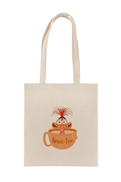 Namgo Ters Yüz Kaygı Anksiyetea Baskılı Bez Çanta