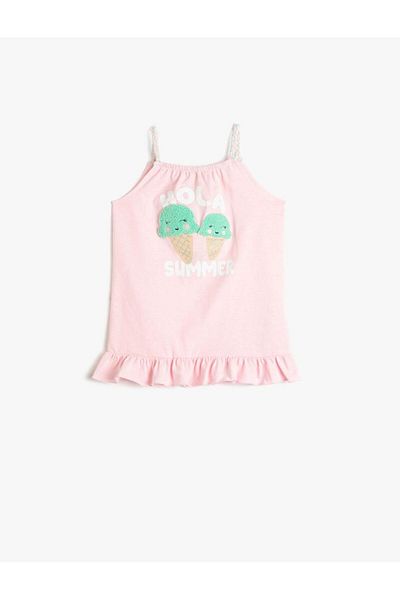 Zeyder Kids Baby Girl Strappy T-Shirt