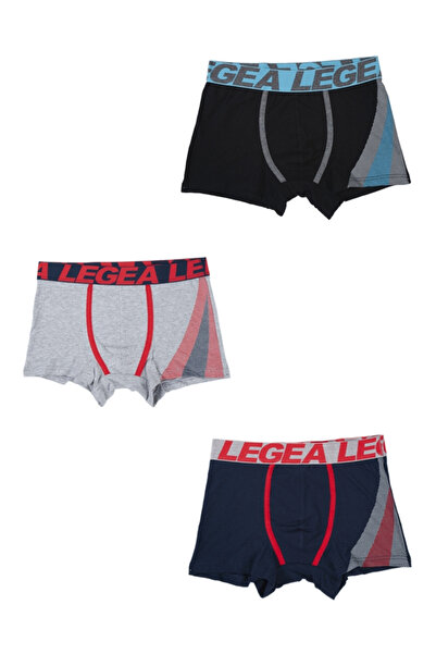 Legea Σετ 3 ανδρικά μποξεράκια Legea μοντέλο 21450 Πολύχρωμα 2XL INTL
