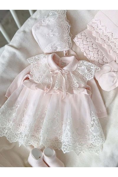 Nipperland 100% Cotton Tulle Detailed Special Designed 5-Piece Hospital Set