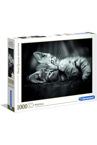 CLEMENTONI Cat Kittens 1000 Piece High Quality Collection Adult Puzzle Kitty Clemkit
