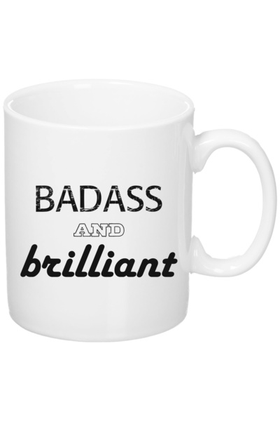 OEM Εξατομικευμένη λευκή κούπα "λαμπερή!", INOVATIX®. 330 ml