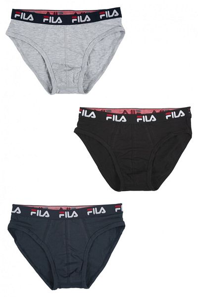 Fila Set of 3 pairs of Fila briefs FU5233 Multicolor M INTL