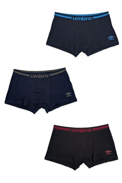 UMBRO Set of 3 Umbro Men's Boxers Model UIB05222 Multicolor 2XL INTL
