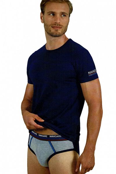Navigare Navigare T-shirt and panties set, B211671 Blue/Grey L INTL