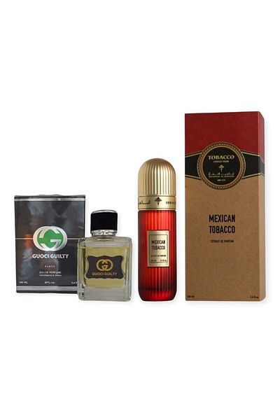 IBRAQ Mexican Tobacco and Green Juicy Perfume Package 200ml