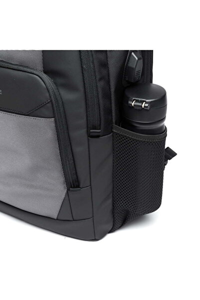 BANGE Casual backpack for men, 15.6 inch laptop compartment with USB port, BANGE Grey