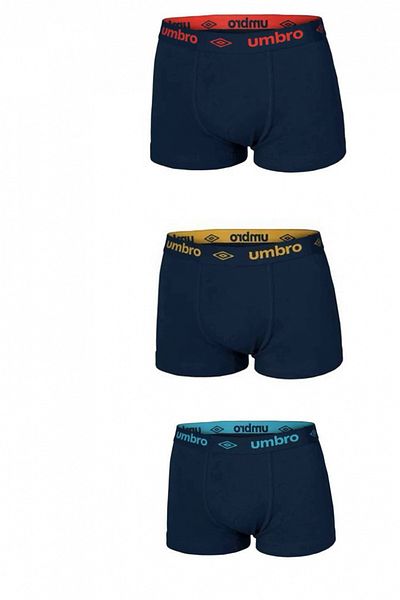 UMBRO Set 3 Boxeri barbati Umbro Bleumarin XL INTL