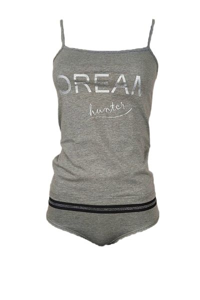 Rossoporpora Girls' T-shirt and panties set Rossoporpora CS227 Grey 140-146 CM