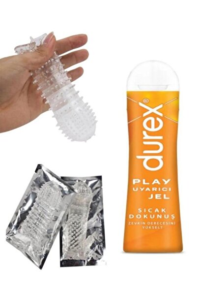 Durex Şeffaf Sınırsız Kullanımlı Tırtıklı Prezervatif Sıcak Dokunuş Kayganlaştırıcı Jelle