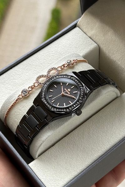 Homies Women's Wristwatch Special Gift Box and Bracelet Gift for Mother's Day.Hm0901