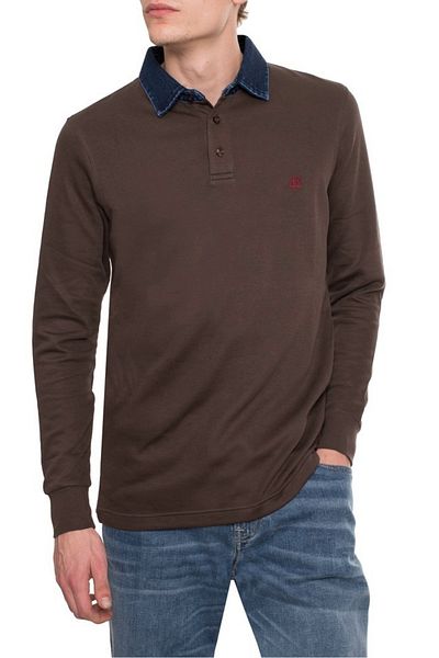 Harmont & Blaine Bluza Polo pentru barbati, maneca lunga Harmont & Blaine Maro M INTL