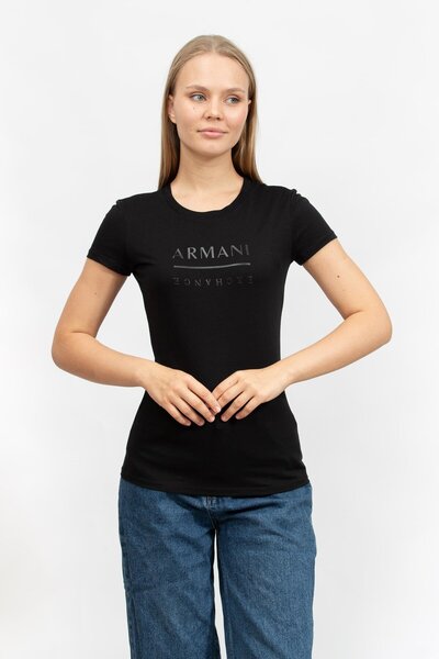 Armani Exchange Kadın Bisiklet Yaka T-Shirt
