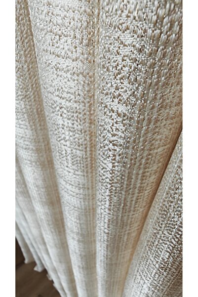 Yuka Λινάρι με υφή χρυσό γκλίτερ Πολύχρωμο πάνελ κρέμας Κουρτίνα φόντου βαριάς βάρους Μονό φτερό σφιχτό πτυχωτό