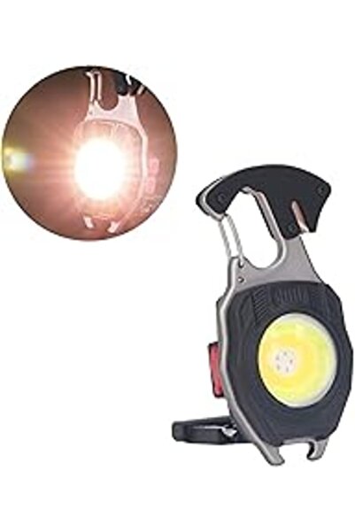 STOREMAX ELZ Çok Fonksiyonlu Mini Çalışma Işığı Çakmak Özellikli LED Anahtarl...