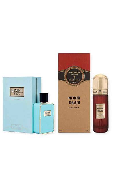 IBRAQ Ibrahim Al Qurashi Mexican Tobacco Perfume with Rimmel Tiffany Perfume 200 ml