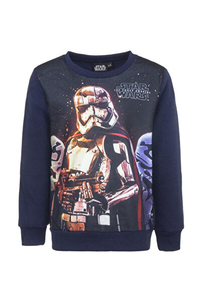 Star Wars Bluza Star Wars AHQ1131 Negru/Albastru 104 CM