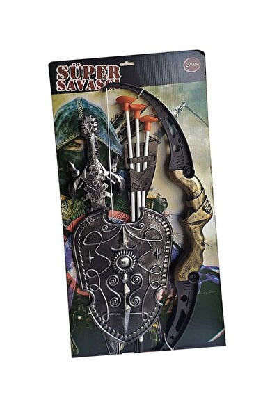 Mia Oyuncak - Süper Savaşçı Kılıç Kalkan Ok Yay Seti - Kılıç Ok Yay Ve Kalkan Seti