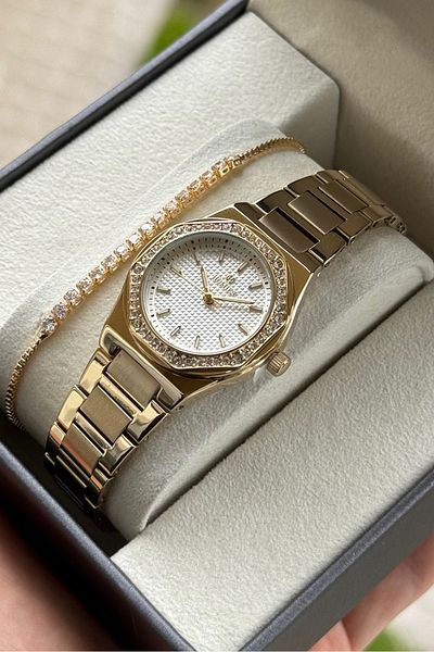 Homies Women's Wristwatch Special Gift Box and Bracelet Gift for Mother's Day.Hm0901