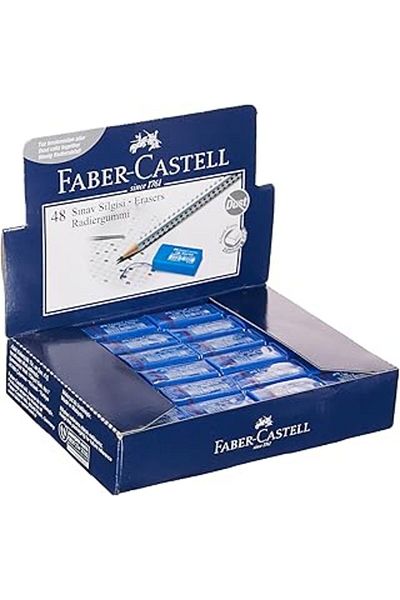 Mu Art Faber-Castell Exam Eraser, 48-Pack