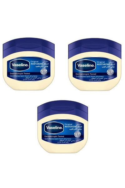 Vaseline Original Moisturizing Jelly to Protect Skin from Dryness 50ml (3 pieces)