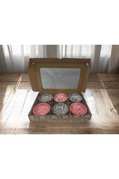 Home Ceramic 6-Piece Mixed Color Snack Bowl/Sauce Bowl/Jam Bowl