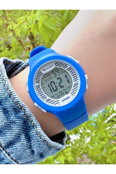 Jaga 10 ATM SU GEÇİRMEZ SİLİKON KORDON ÇOCUK KOL SAATİ (DENİZDE VE HAVUZDA KU...