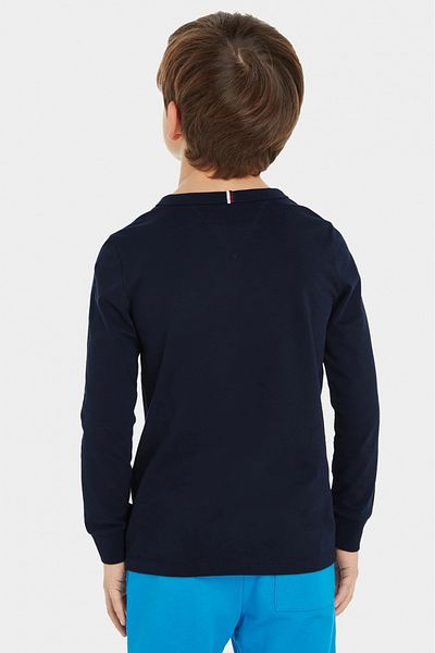 Tommy Hilfiger Bluza copii Tommy Hilfiger KB0KB08554 Bleumarin 164 CM