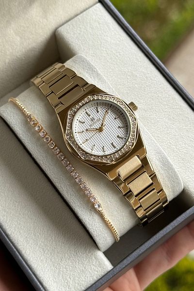 Homies Women's Wristwatch Special Gift Box and Bracelet Gift for Mother's Day.Hm0901