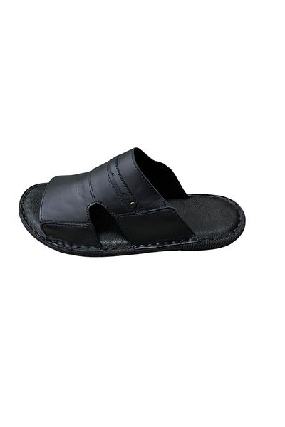 PANTER Men's Genuine Leather Slippers