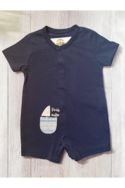ALTINTAŞ BABY Marine Ship Summer Triple Jumpsuit New Season